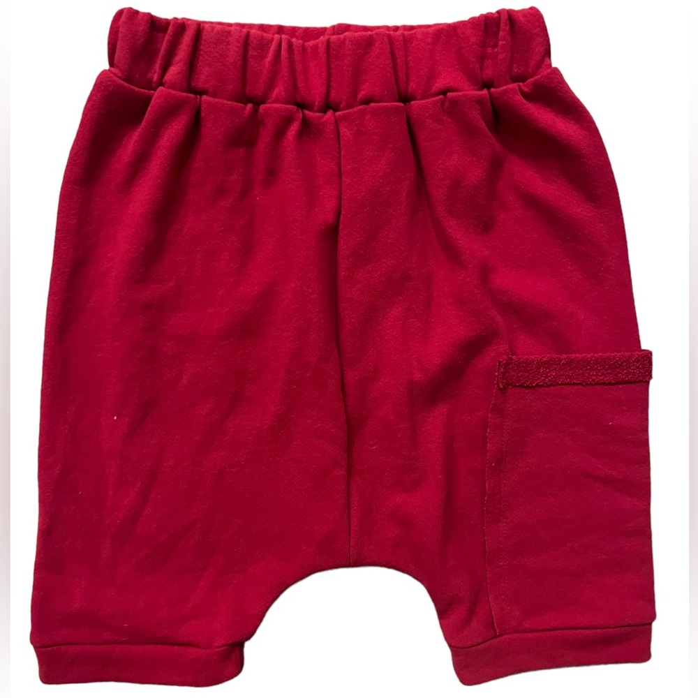 WEE MONSTER Red Harem Shorts size 12